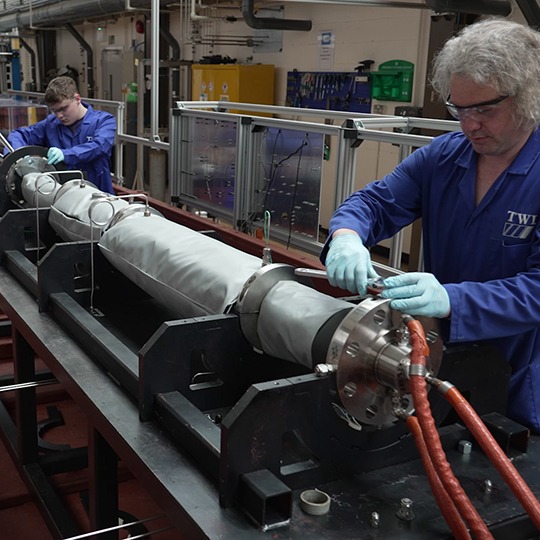 Manufacturing Video Image permeation rig
