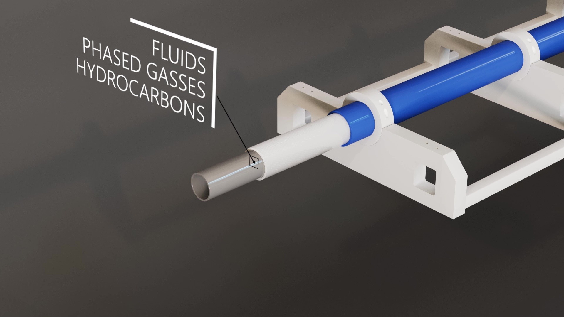 3D animation video pipe image