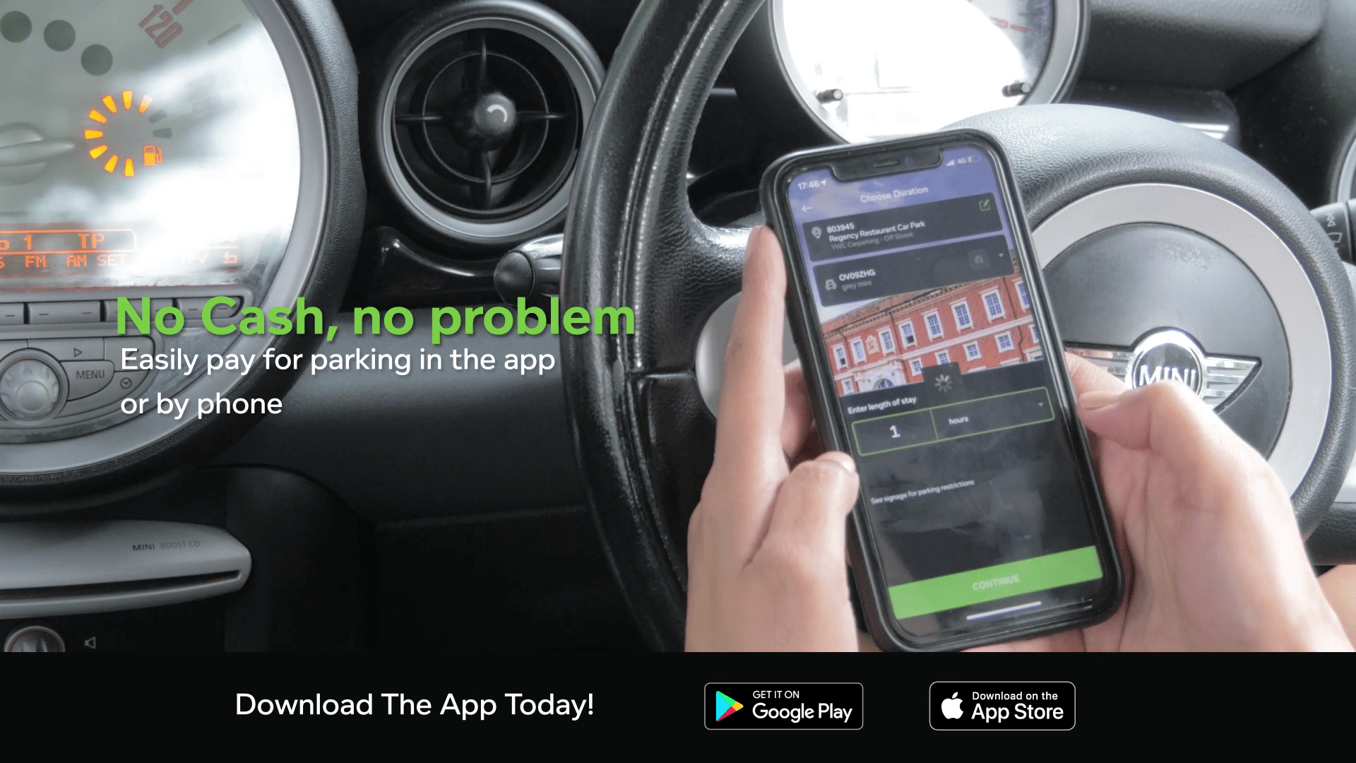 Product Video image parking app