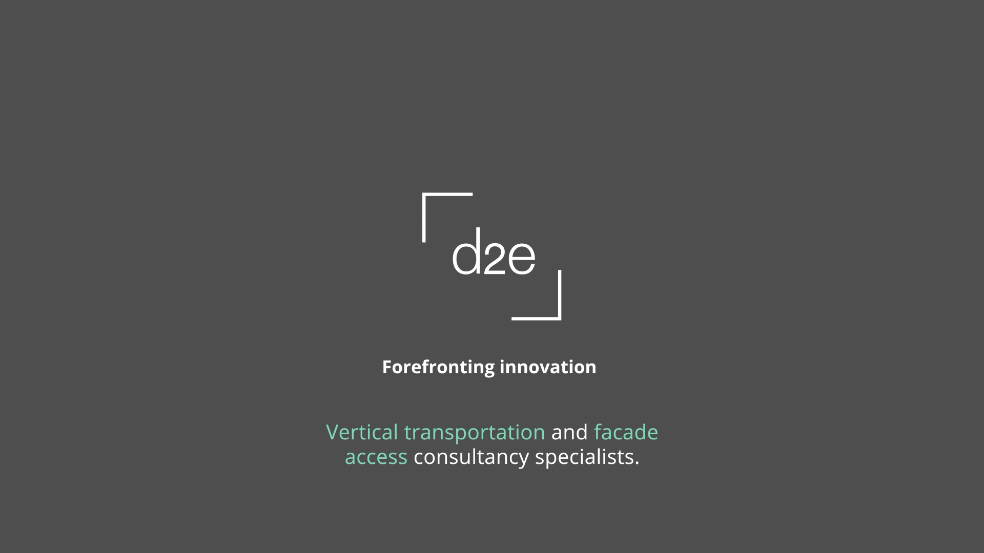 Case study video D2E Logo