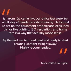 Video Training course testimonial mark smith